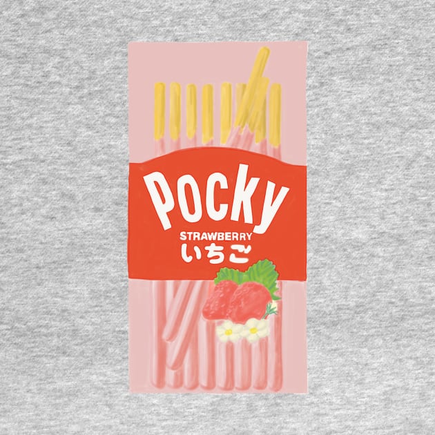 Strawberry flavor pocky by isarol